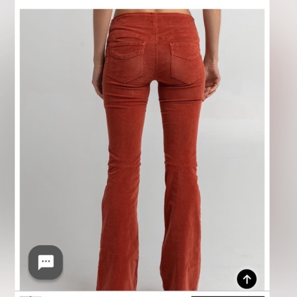 Free People Corduroy pull on flare pants